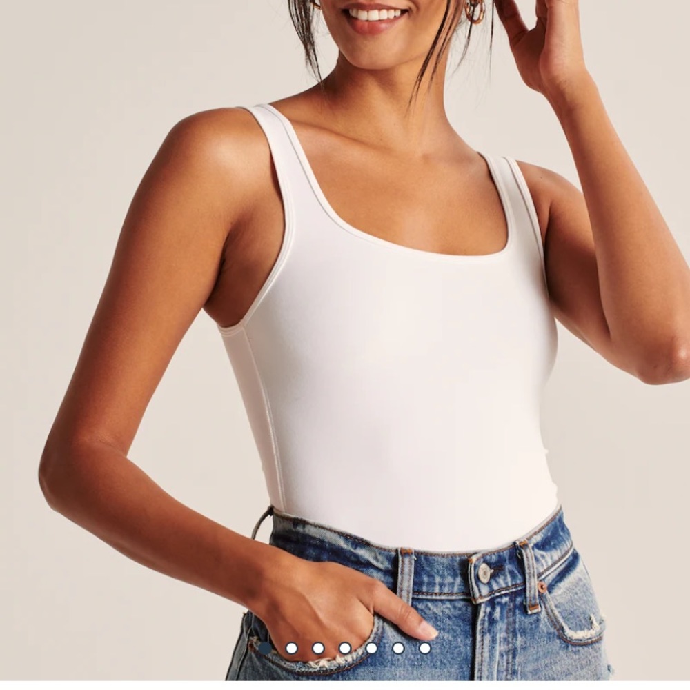 Abercrombie seamless 90s cut body suit